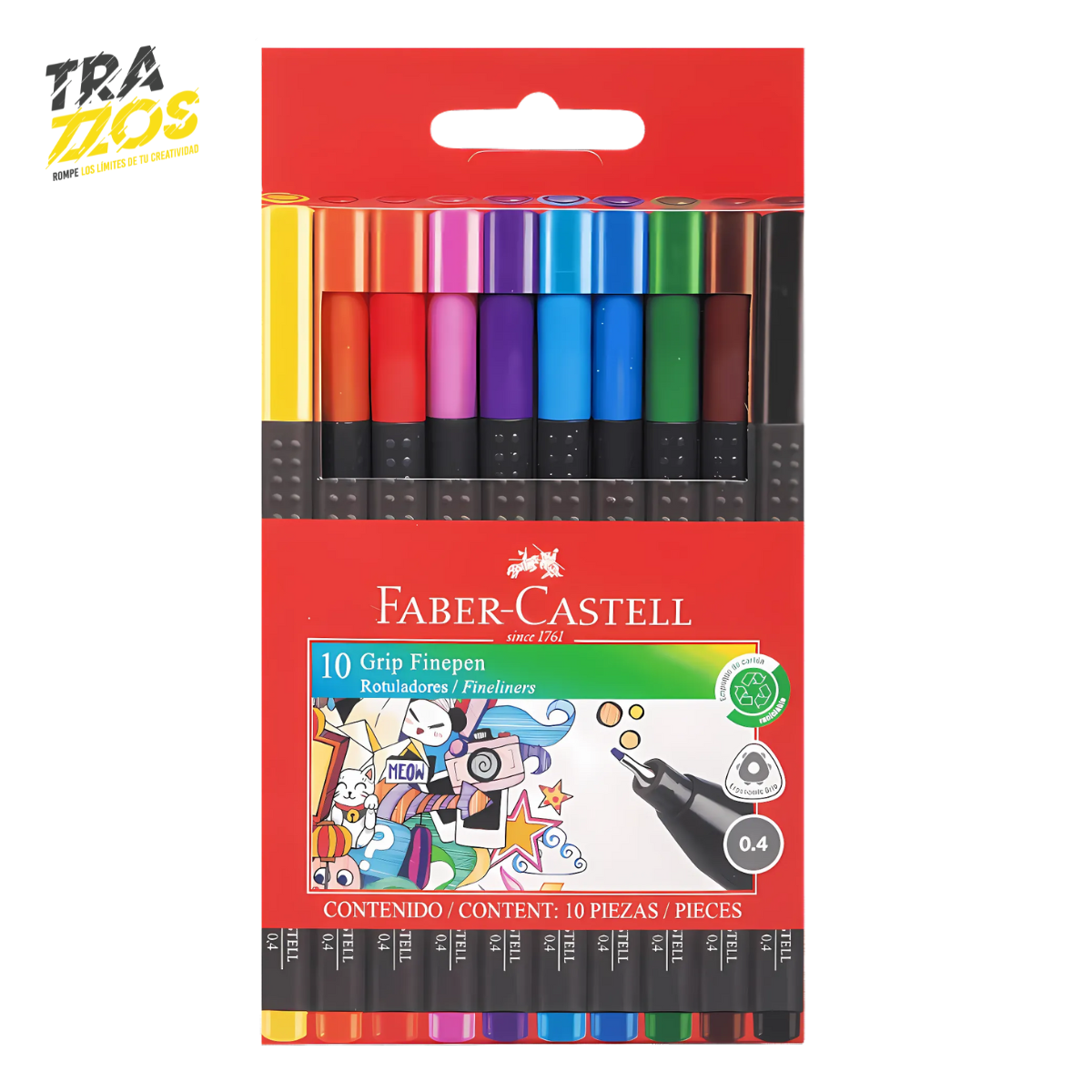 Micropuntas Faber Castell x10