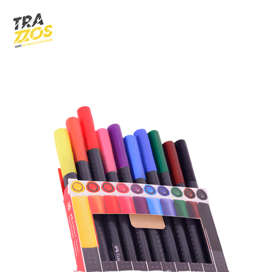 Micropuntas Faber Castell x10