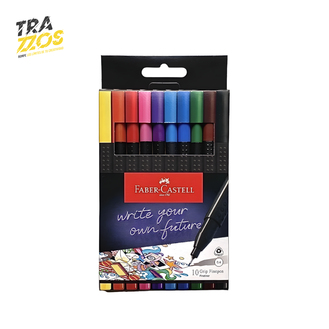 Micropuntas Faber Castell x10