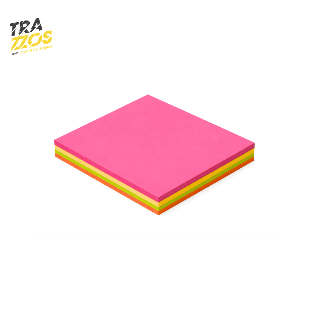 Bloque De Notas Adhesivas X100 Multicolor