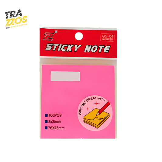 Bloque De Notas Adhesivas X100 Multicolor