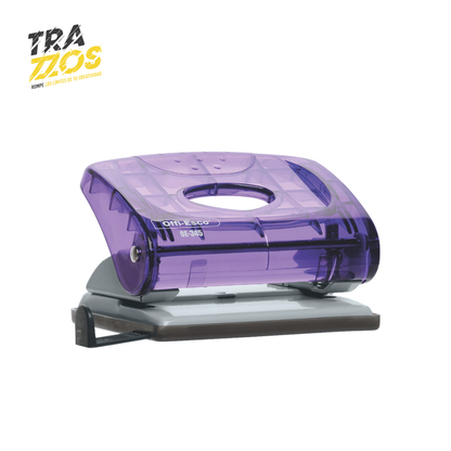 Perforadora 0ffi-Esco 345 2 Huecos Translucida Mediana