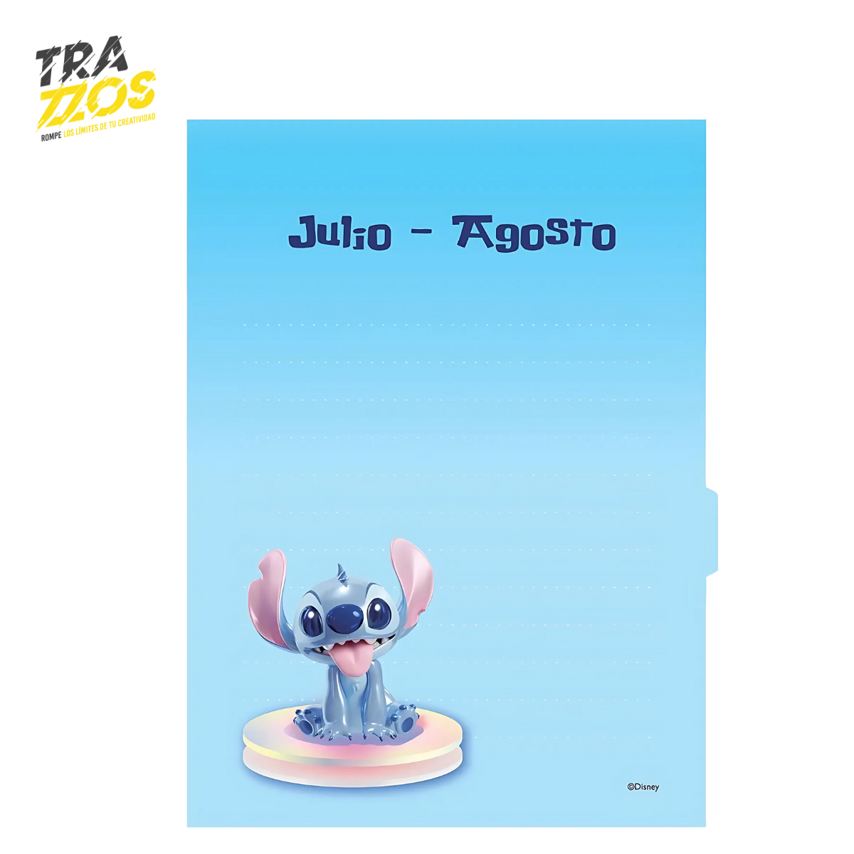Planeador primavera personaje Stitch