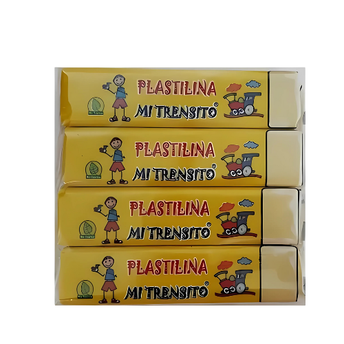 Plastilina Mi Trensito Unicolor X12 Uds