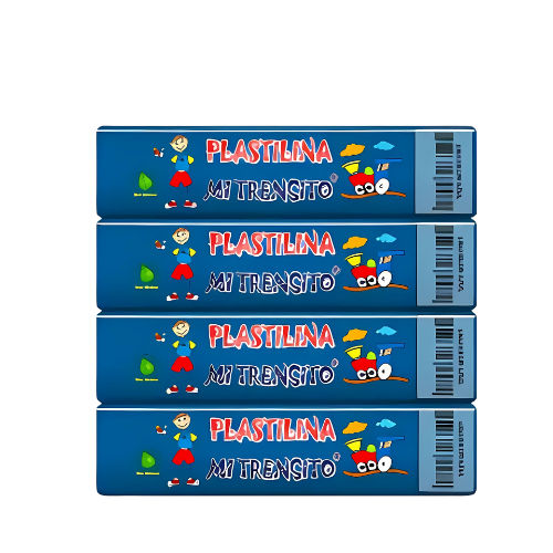 Plastilina Mi Trensito Unicolor X12 Uds