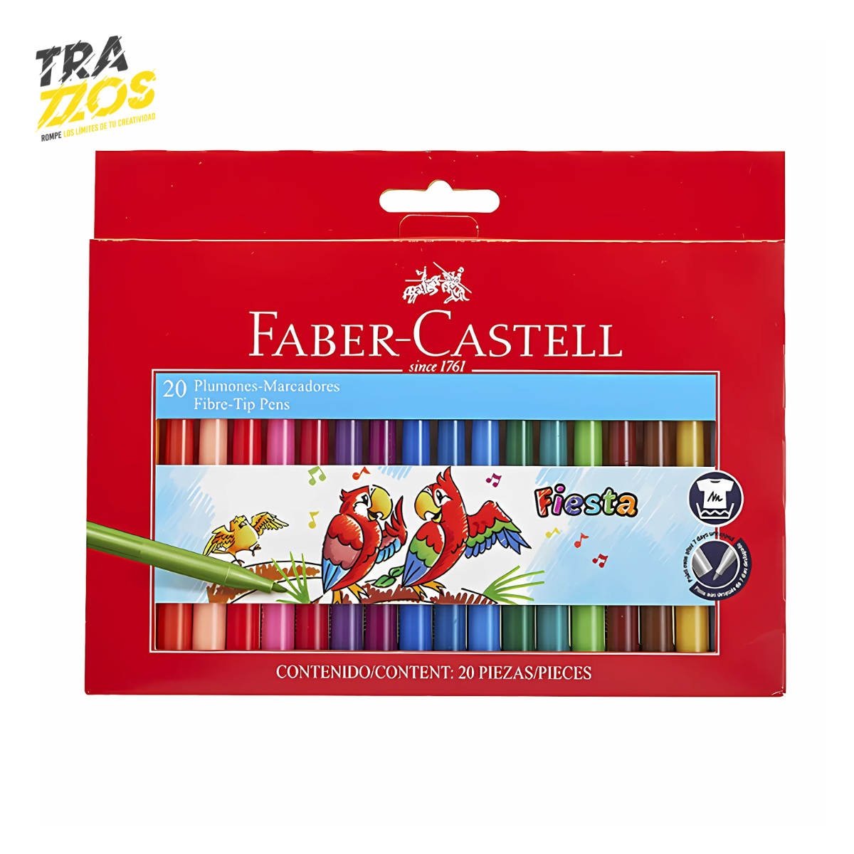 Plumón Faber Castell Fiesta x20