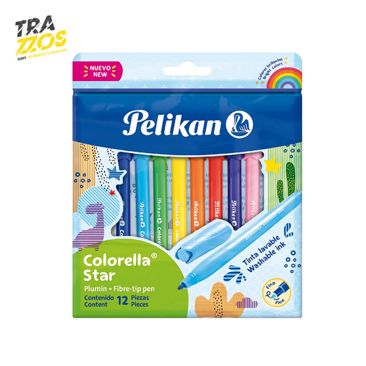 Plumones Pelikan x12