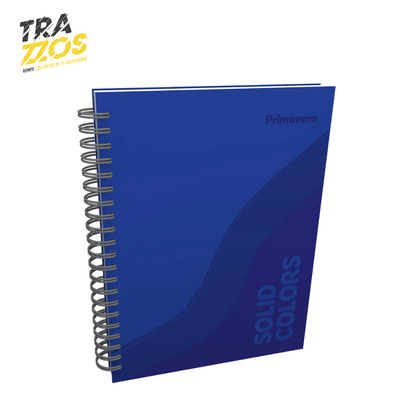 Cuaderno argollado multimaterias unicolor Azul