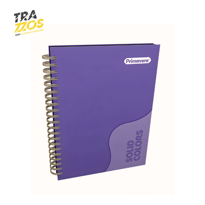 Cuaderno argollado multimaterias unicolor Morado