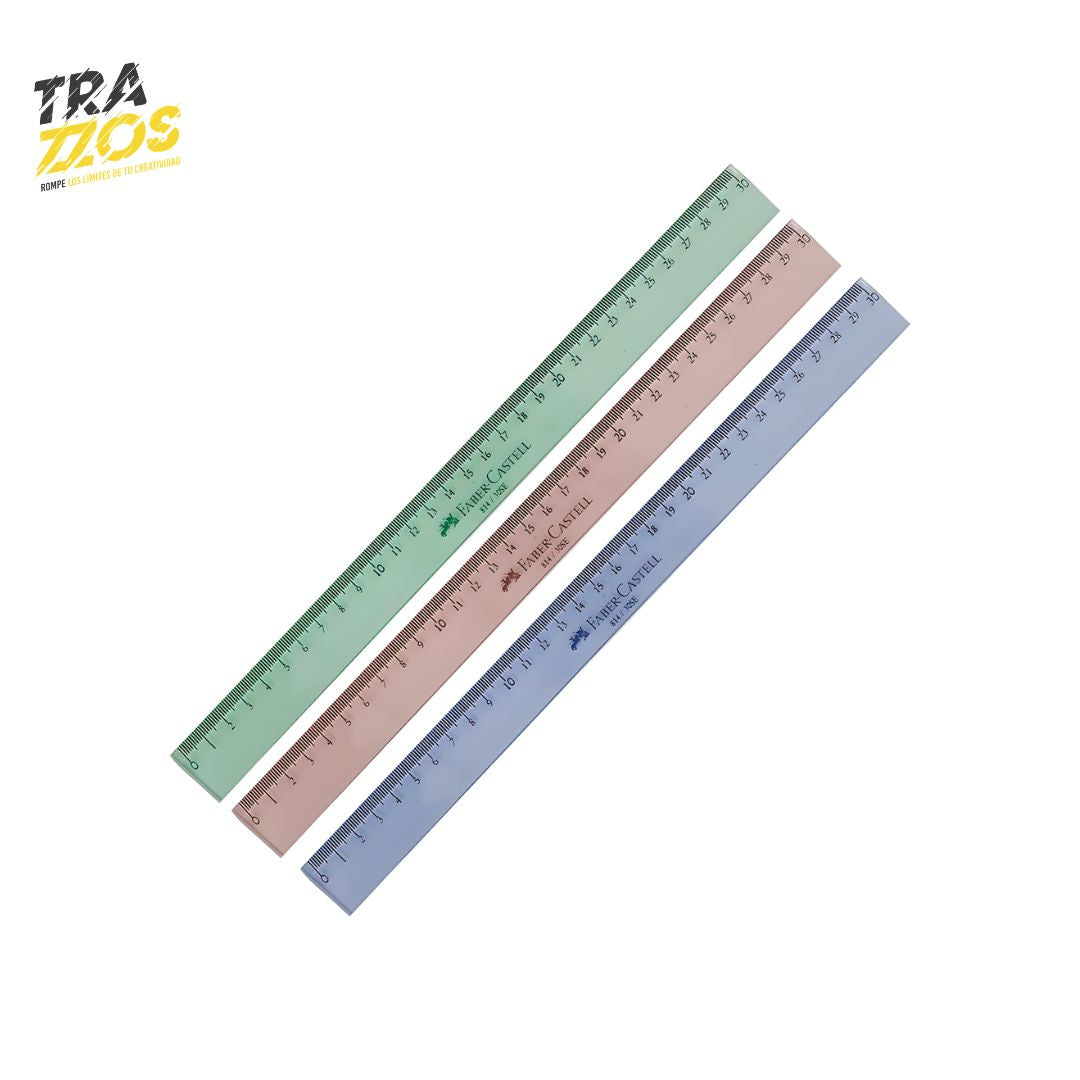 Regla Translúcida 30 cm Faber-Castell