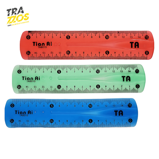Regla Flexible x 15cm