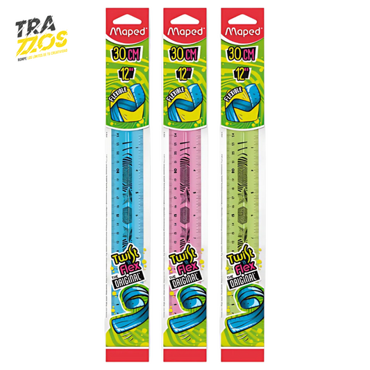 Regla Maped Flexible x 30 cm