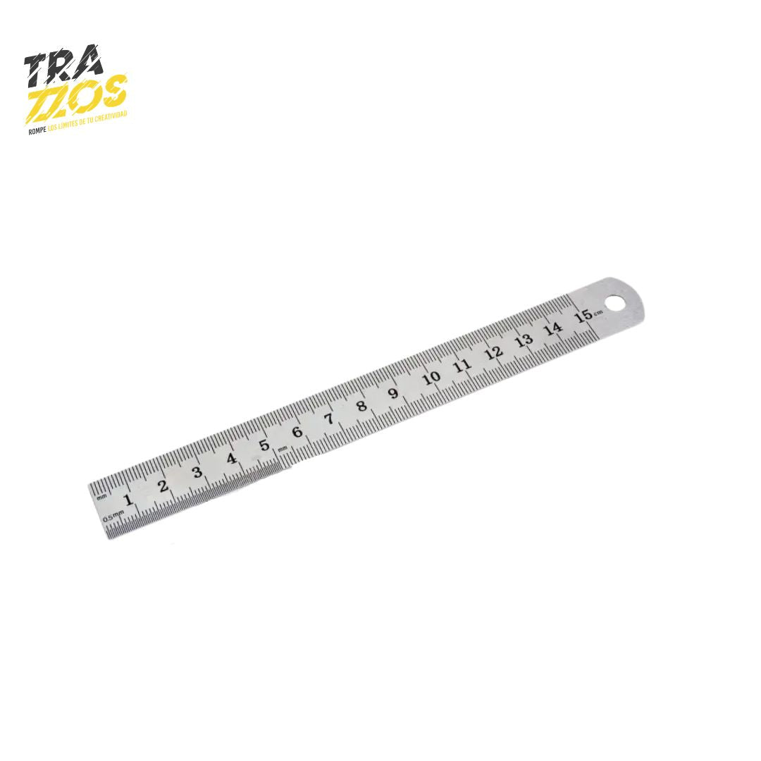 Regla Metalica x 15cm