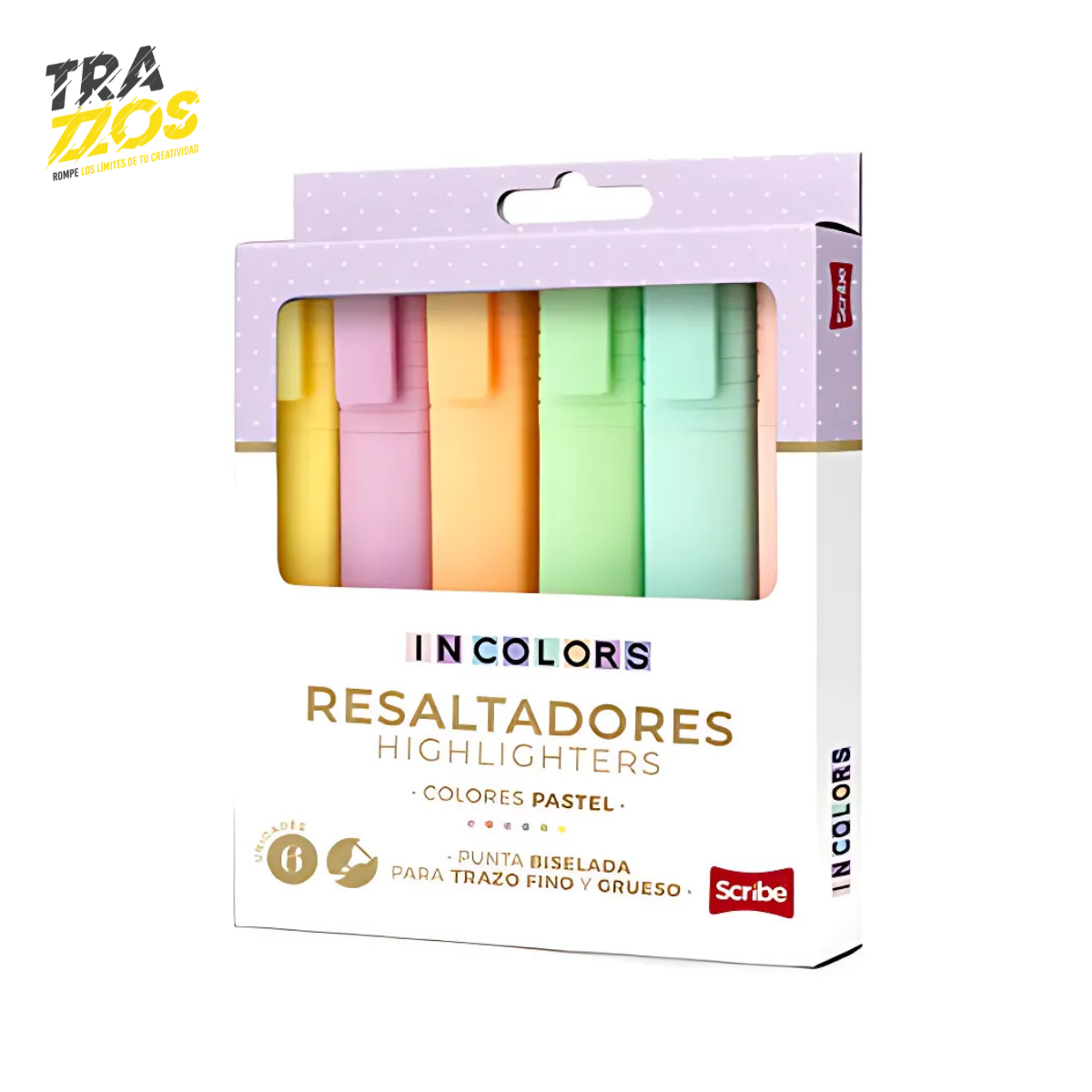 Resaltadores Incolors x6