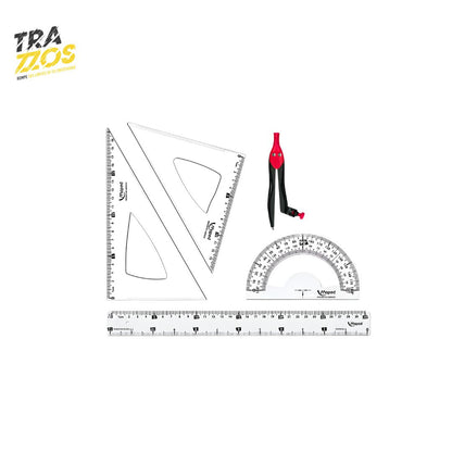 Set Geométrico Maped 5 Piezas