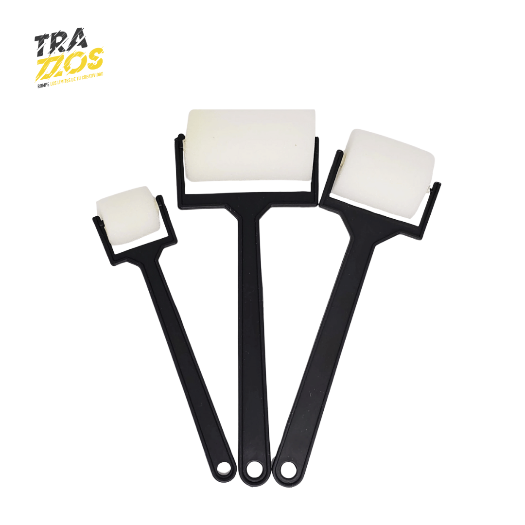 Set Rodillos de Espuma 3 piezas