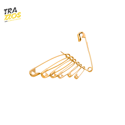 Set Ganchos Nodriza Dorado Surtidos x144