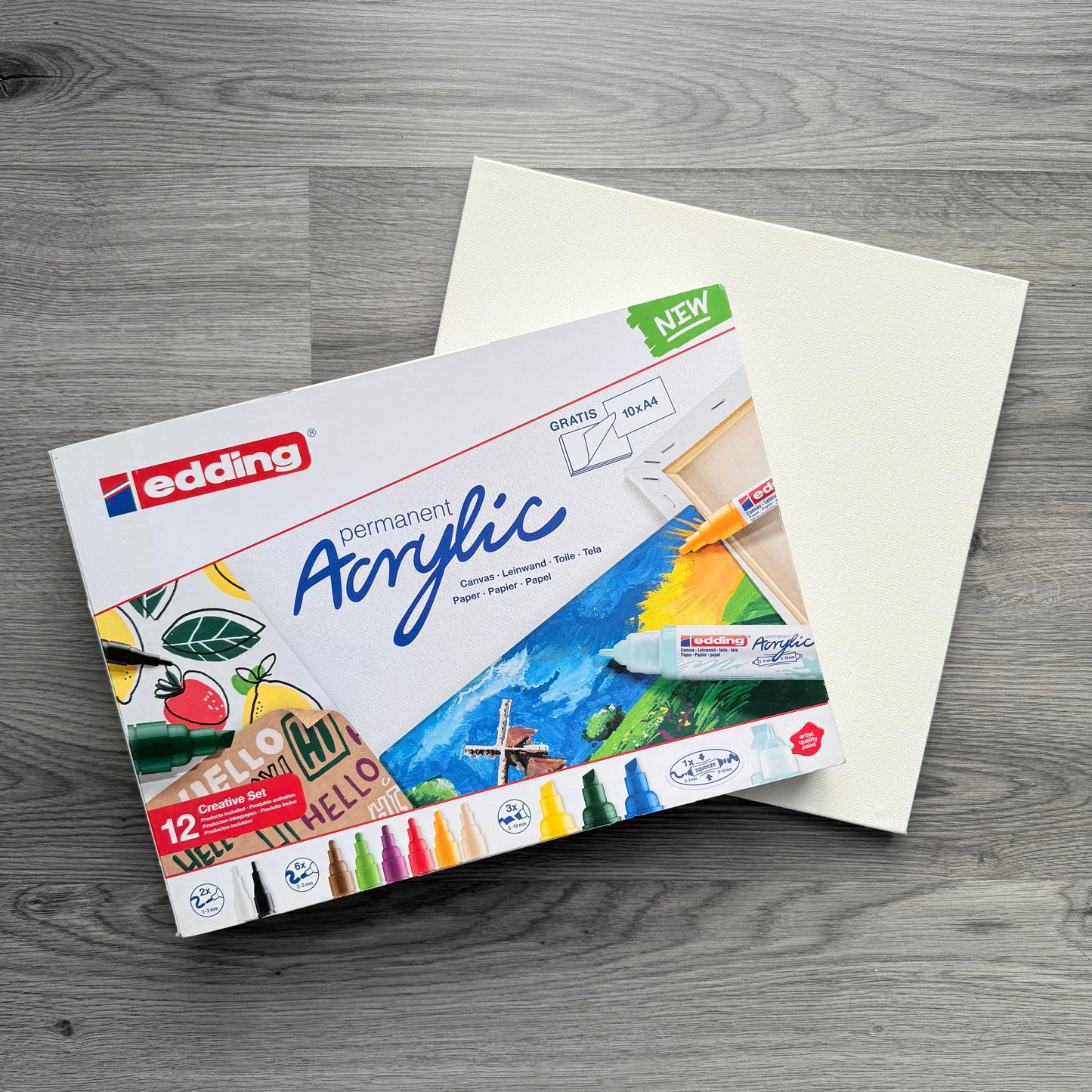 Kit Realista x Trazzos + Clase de Acrilicos con Nadieska