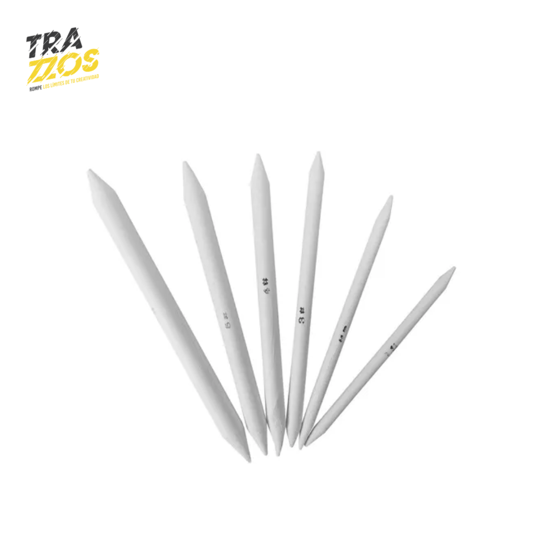 Set de Difuminadores de Papel para Dibujo