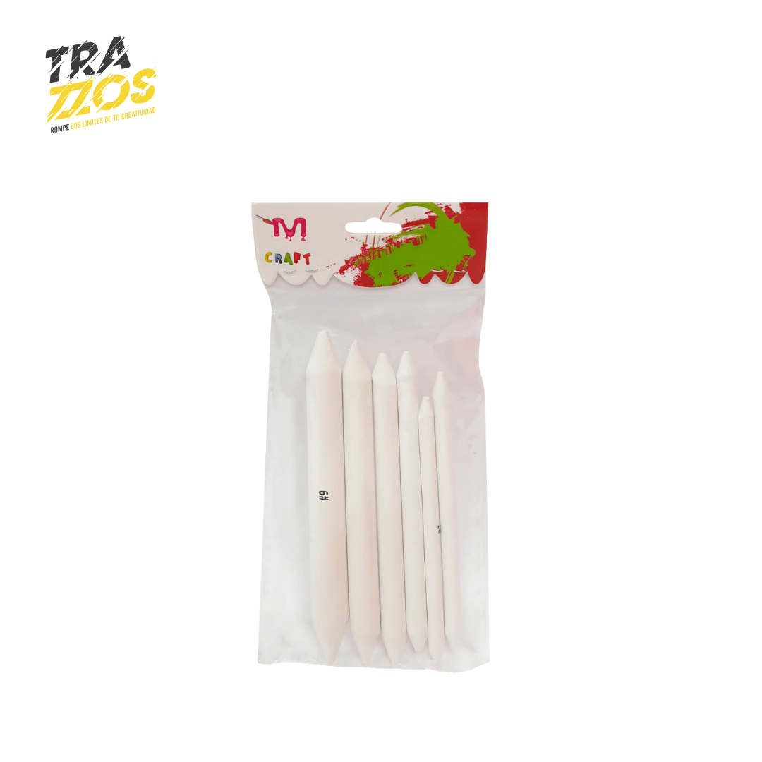 Set de Difuminadores de Papel para Dibujo