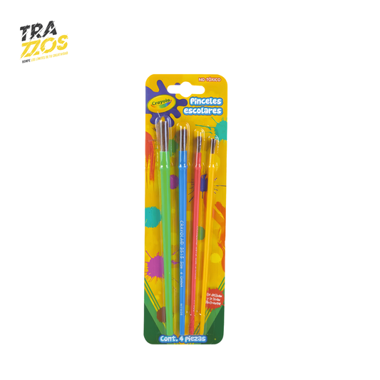 Set de Pinceles Crayola x4