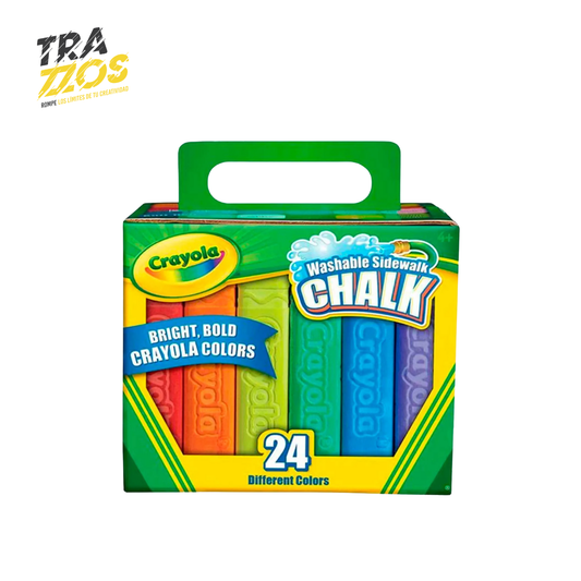 Tiza Crayola Lavable X 24