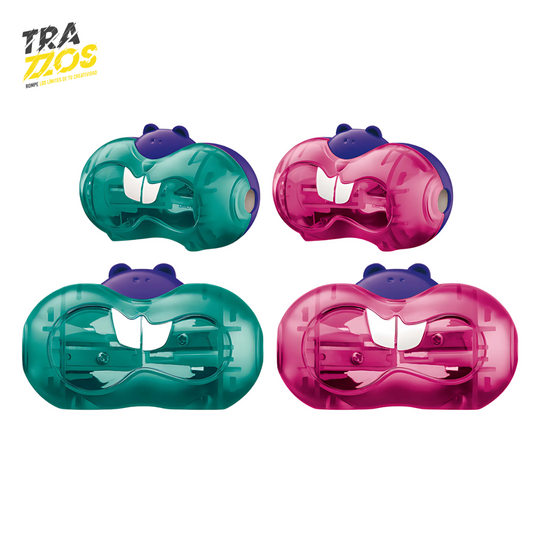 Tajalápiz Maped Croc Croc Castor Doble Servicio