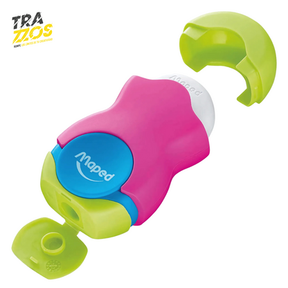 Tajalápiz Maped Con Borrador Loopy
