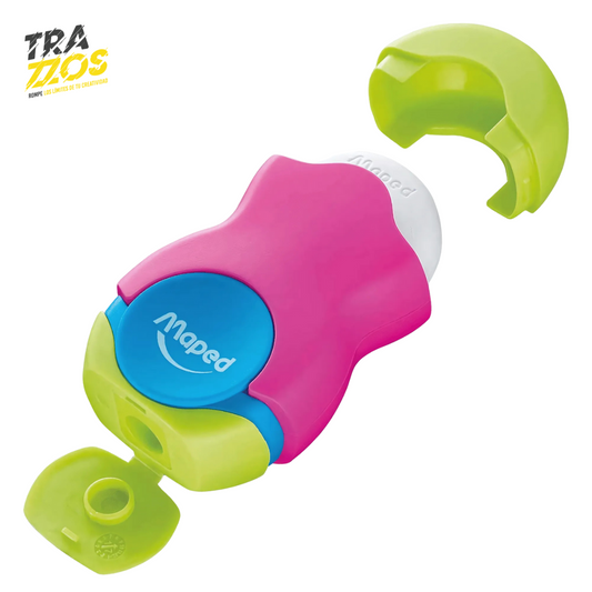 Tajalápiz Maped Con Borrador Loopy