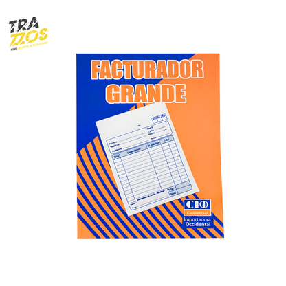 Talonario Facturero CIO Bond Grande 1/16 x60