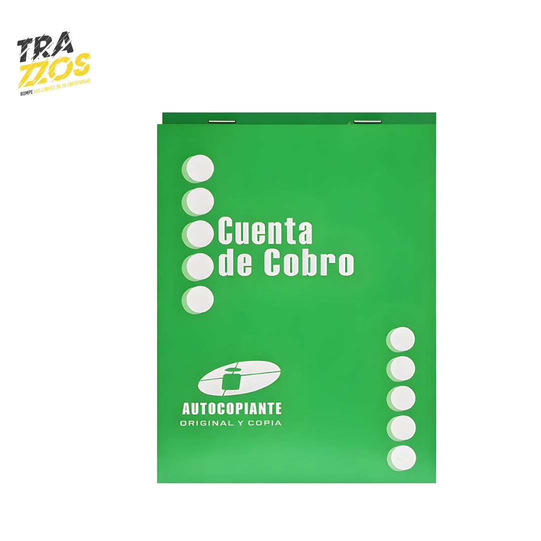 Talonario Facturero Cuenta de Cobro Autocopiante 1/32