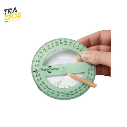 Transportador Circular 360° Faber-Castell