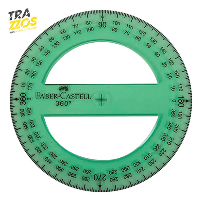 Transportador Circular 360° Faber-Castell