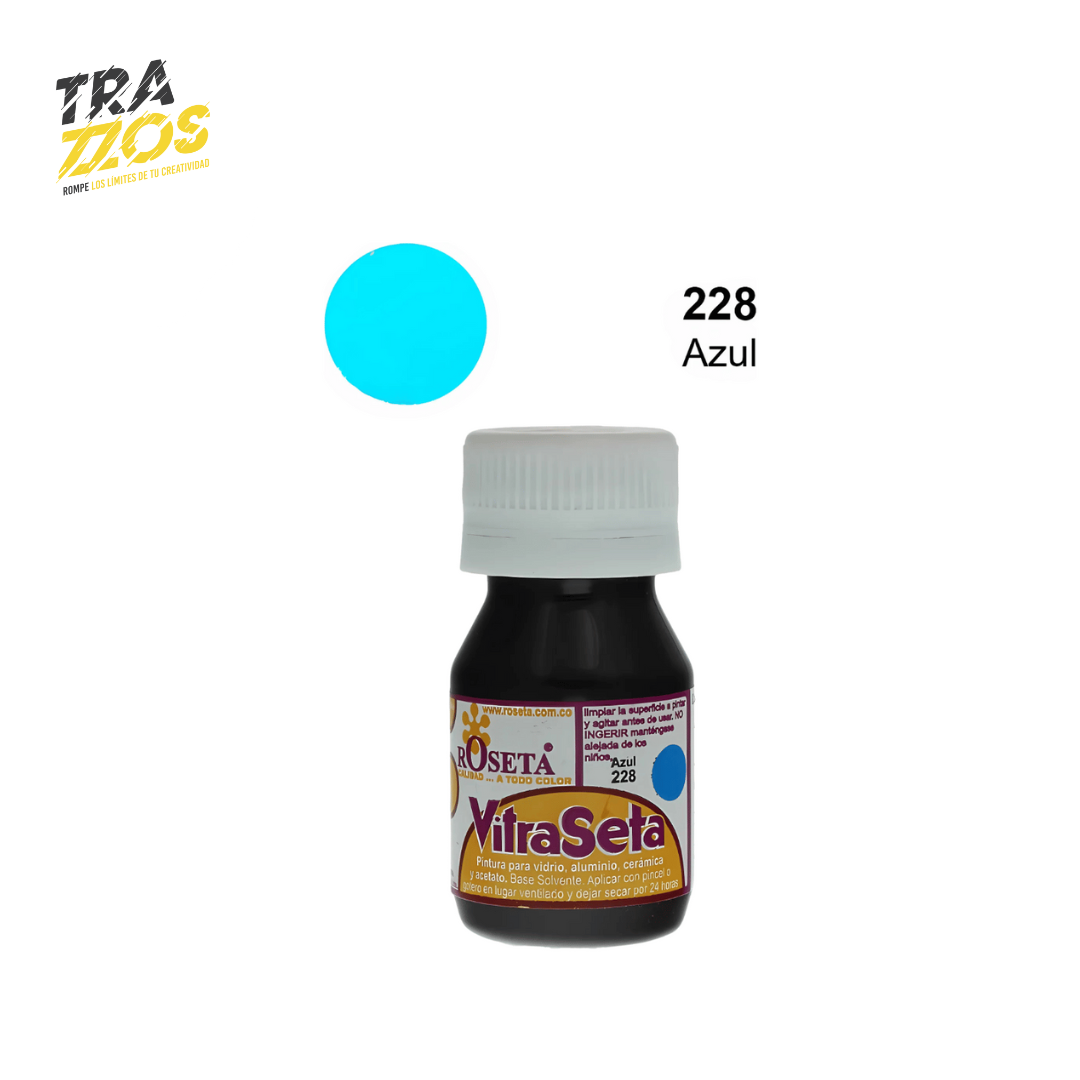 Vitraseta Roseta Azul