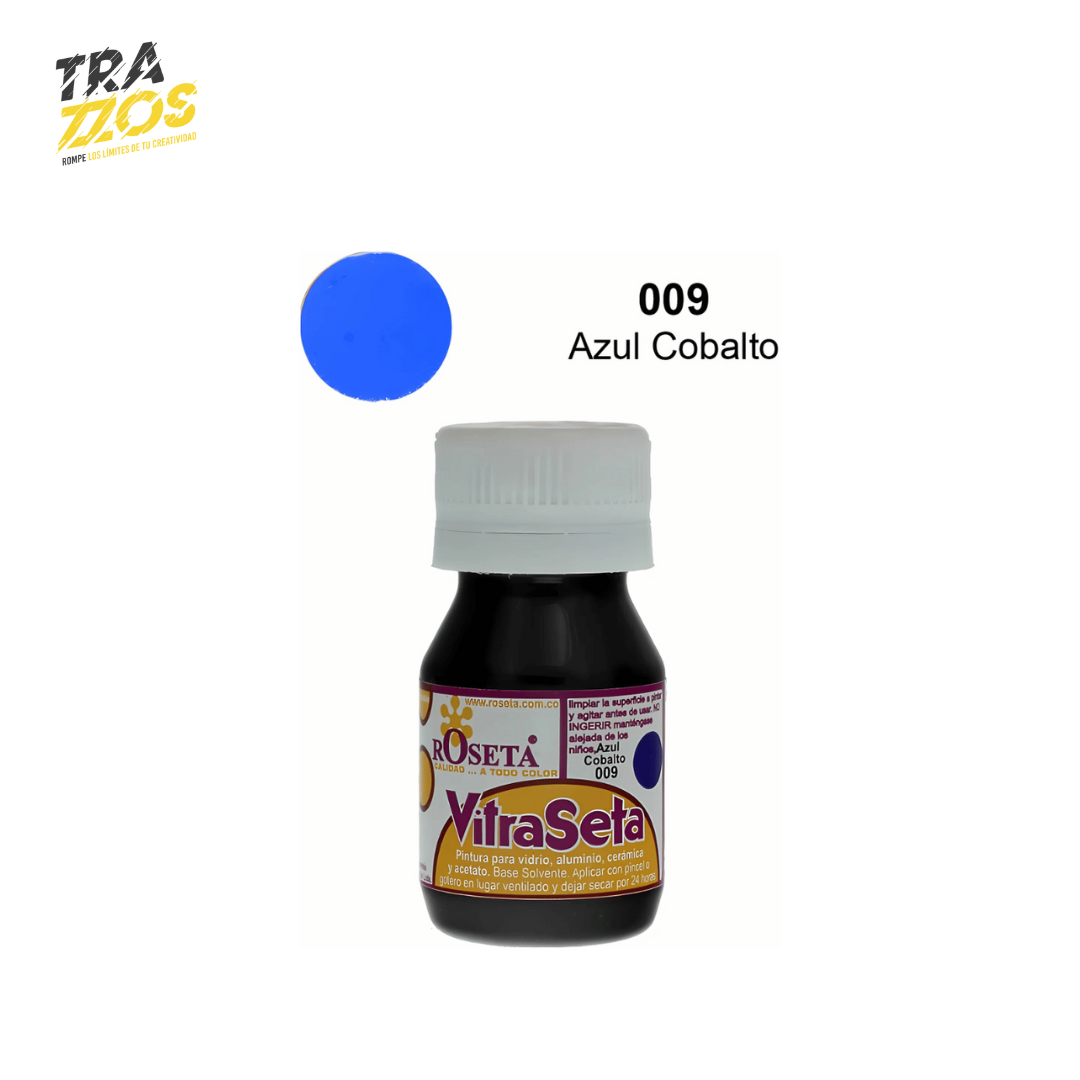 Vitraseta Roseta Azul Cobalto