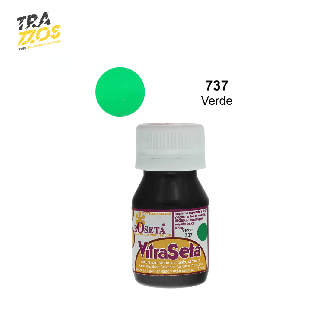 Vitraseta Roseta Verde Oscuro