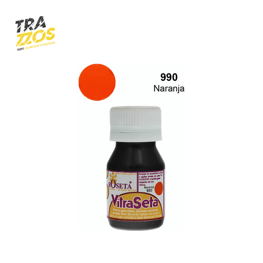 Vitraseta Roseta Naranja