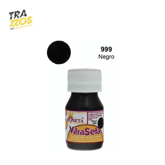 Vitraseta Roseta Negro