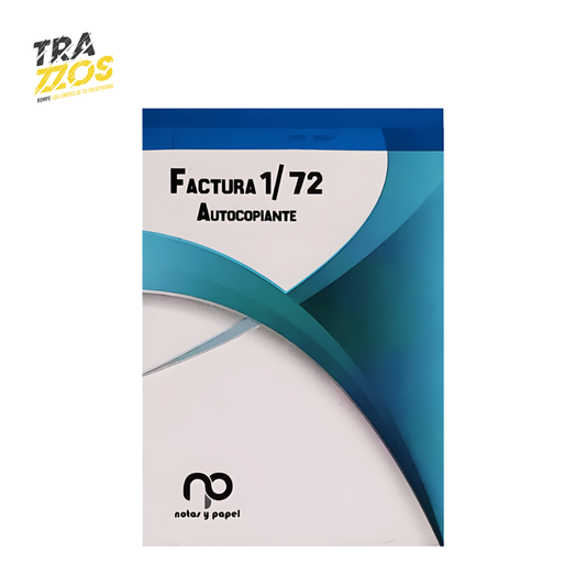 Facturero Autocopiante Blanco 1/72