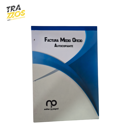Facturero Autocopiante Blanco Medio Oficio