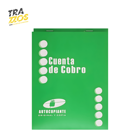 Facturero Cuenta de Cobro Auto Copiante 1/32