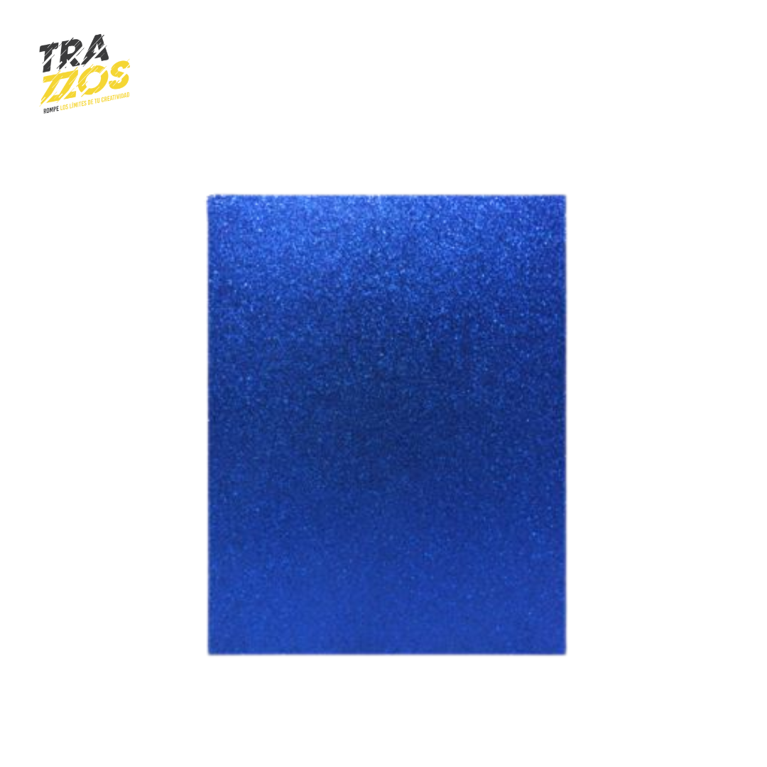 Medio pliego de Foamy Escarchado X10 Uds