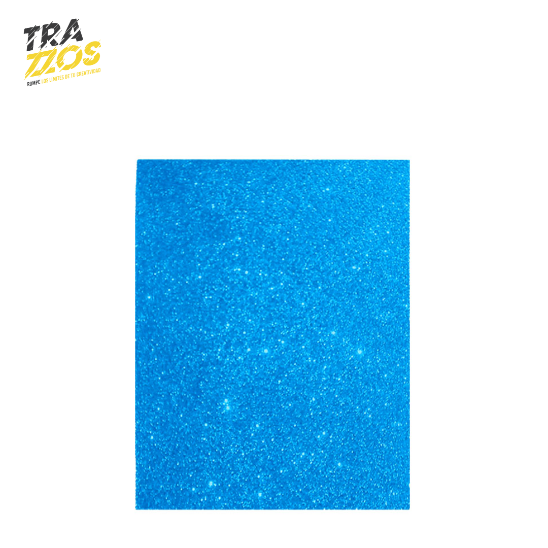 Medio pliego de Foamy Escarchado X10 Uds