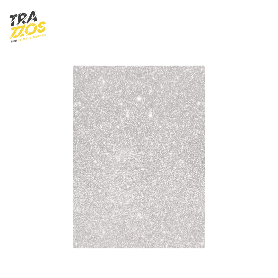 Medio pliego de Foamy Escarchado X10 Uds