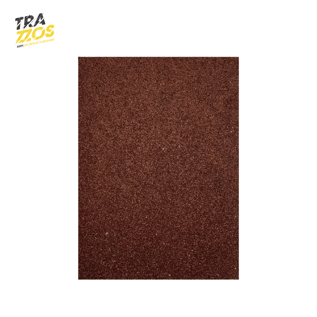 Medio pliego de Foamy Escarchado X10 Uds