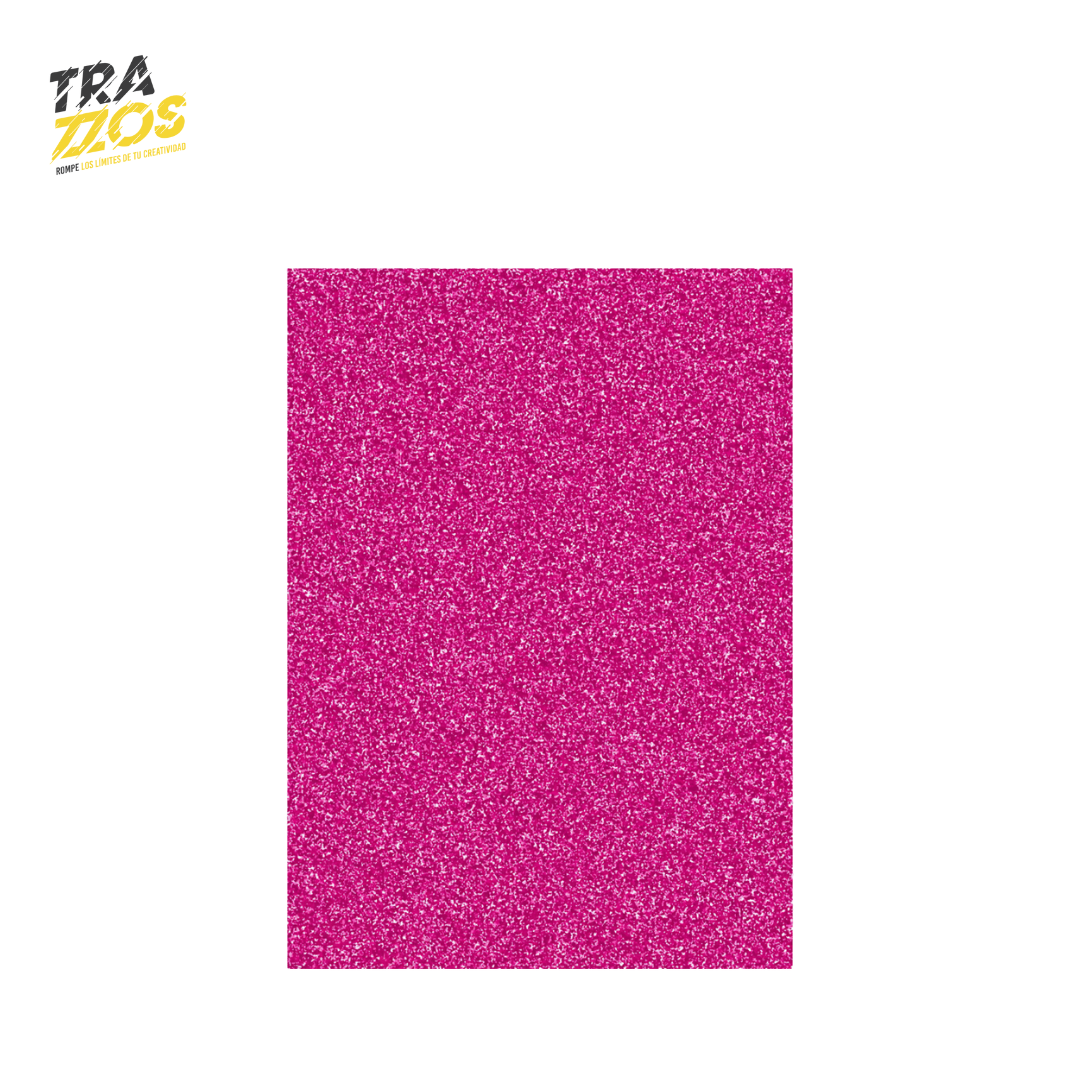 Medio pliego de Foamy Escarchado X10 Uds