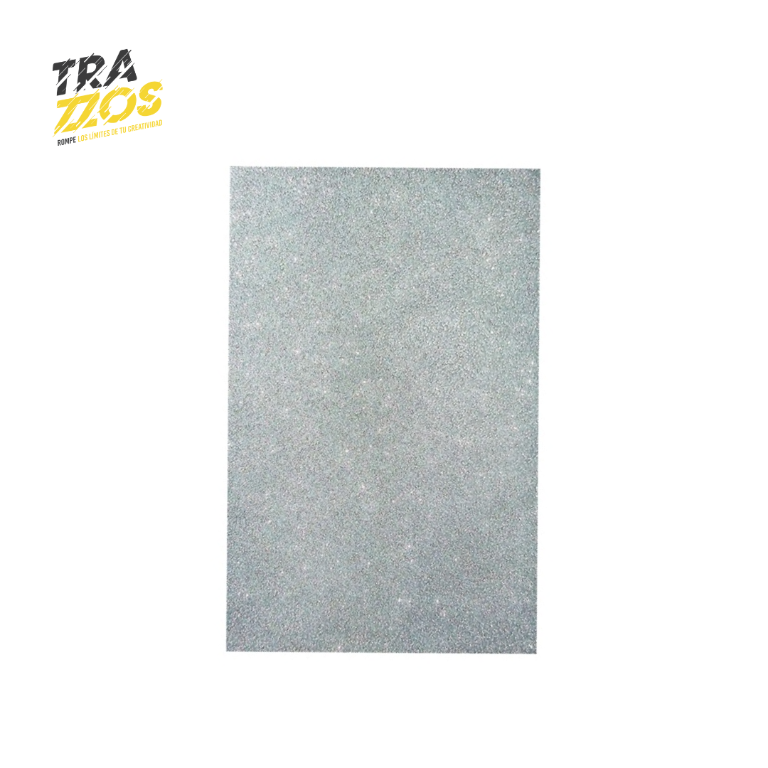 Medio pliego de Foamy Escarchado X10 Uds