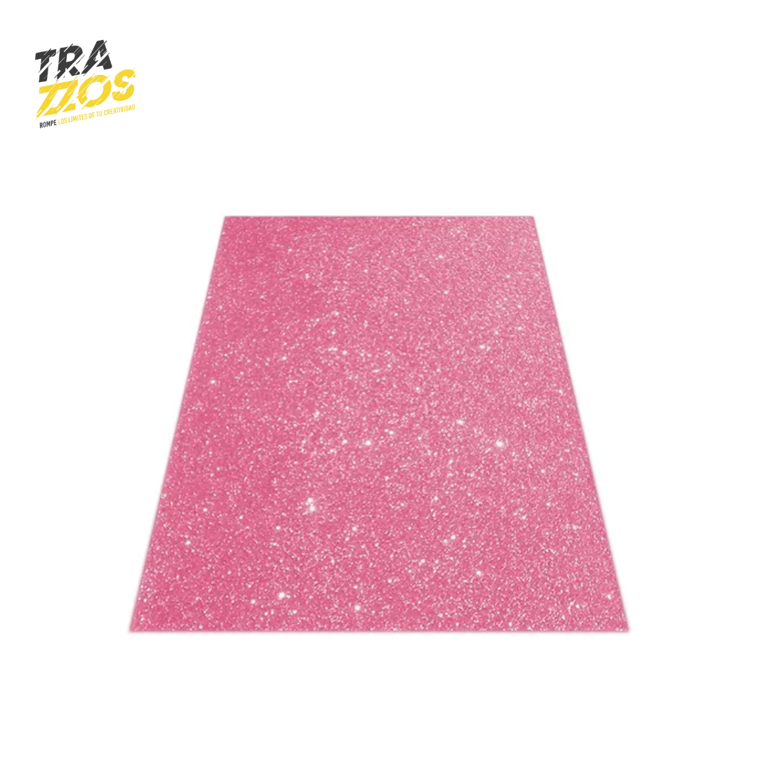 Medio pliego de Foamy Escarchado X10 Uds