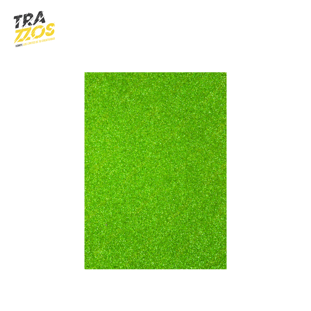 Medio pliego de Foamy Escarchado X10 Uds