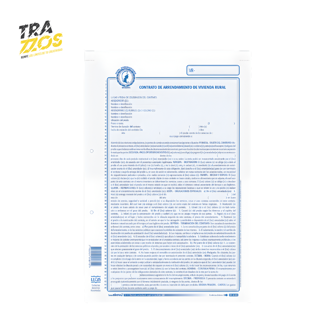 Minerva 55-11 Contrato de Vivienda Rural X12